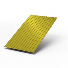 Профилированный лист МП-10х1100 (ПЭ-01-1018-0.45) желтый цинк